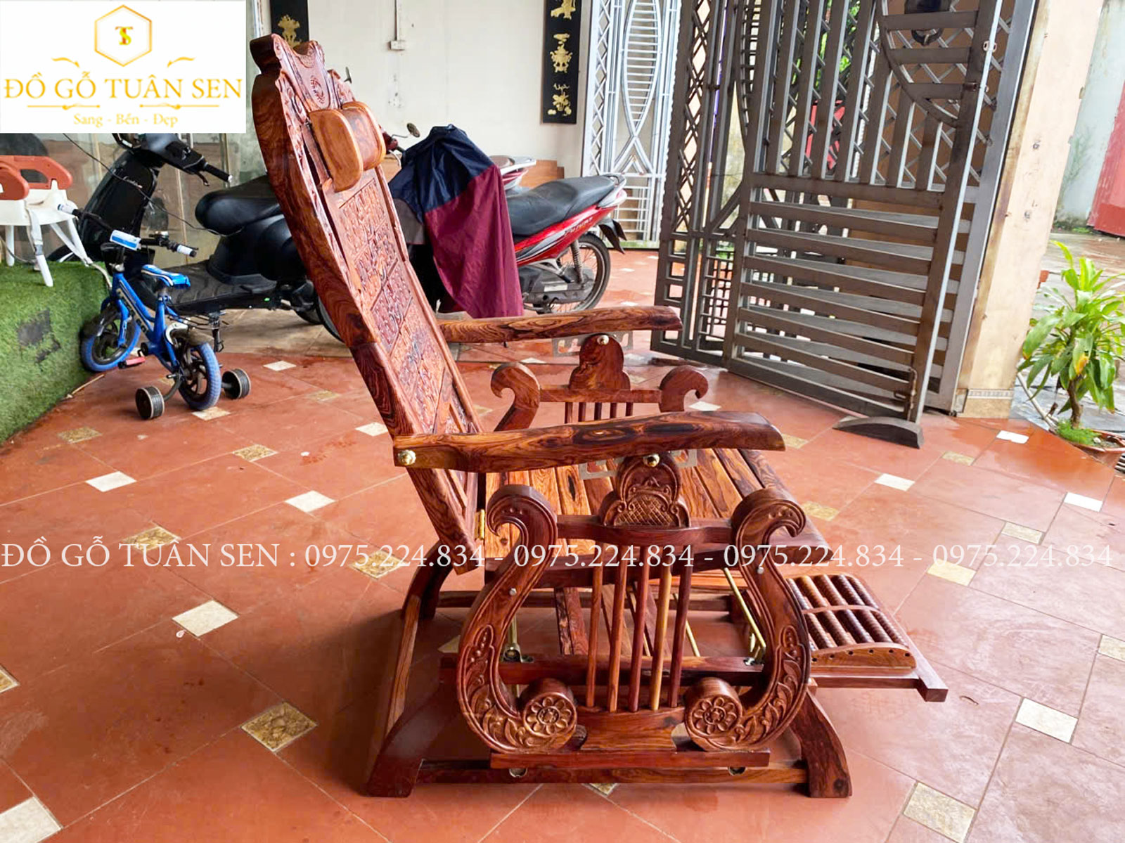 Nét đẹp của Ghế Lười Gỗ Thư Giãn Vo4